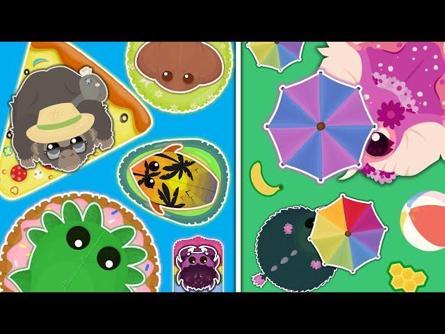 MOPE.IO NEW SUMMER UMBRELLAS, BEACHBALLS & FLOATERS GAMEPLAY !!