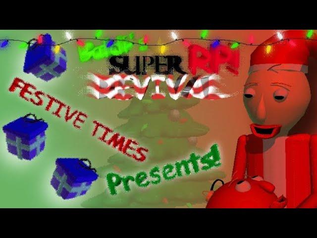 Baldi's SUPER RP REVIVAL Christmas Update 2024 Live Stream!