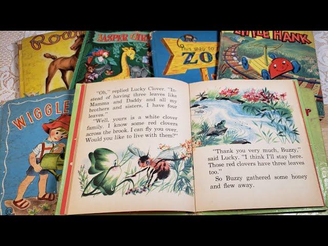 Vintage 1940s Childrens Book Haul for My Etsy Shop