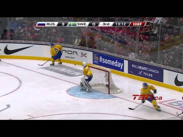 Sweden vs  Russia (semifinal 1) 04/01/2015 IIHF Worlds Junior Highlights HD