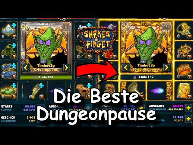 Shakes & Fidget - Wie spielt man eine Perfekte Dungeonpause? Mit Tim *1567 SFGame