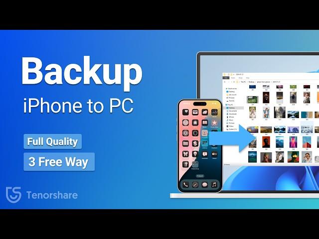 How to Back Up iPhone to PC - 3 Ways | Full & Specific Backup Guide