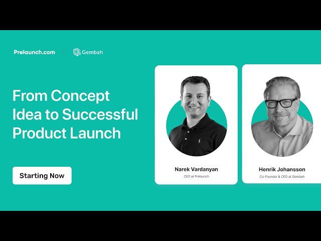 From Concept Idea to Successful Product Launch