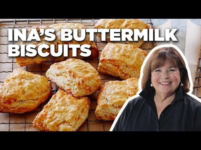 Ina's Buttermilk Cheddar Biscuits | Barefoot Contessa: Cook Like a Pro | Food Network