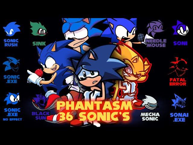 FNF - Phantasm / 36 Sonic's (Chaos Nightmare)