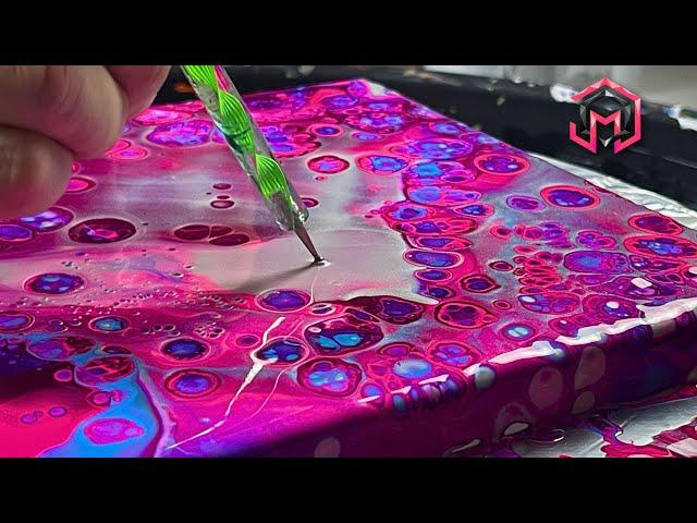 SIMPLE and GORGEOUS Fluid Art and Acrylic Pour Painting