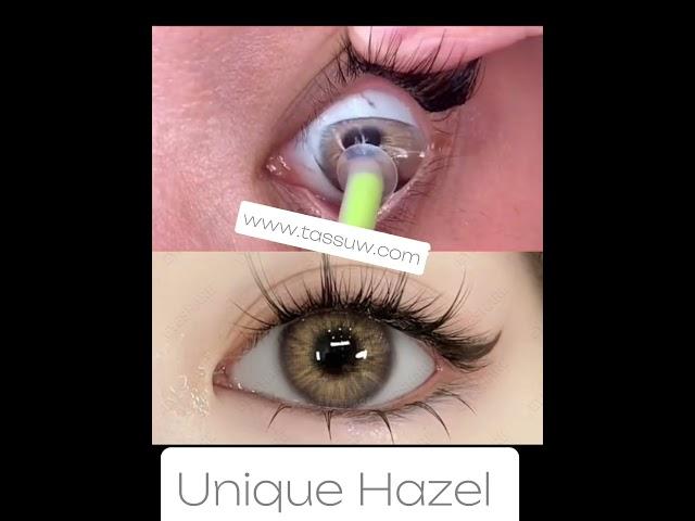 Hazel Coloured Contact Lenses #hazelcoloredcontacts #colouredcontactlenses #contactlenses #hazeleyes