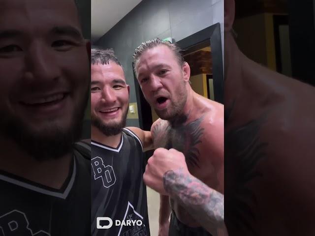 Conor McGregor shout out to #Uzbekistan #mma