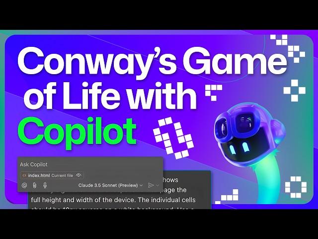 Build Conway's Game of Life with GitHub Copilot Free