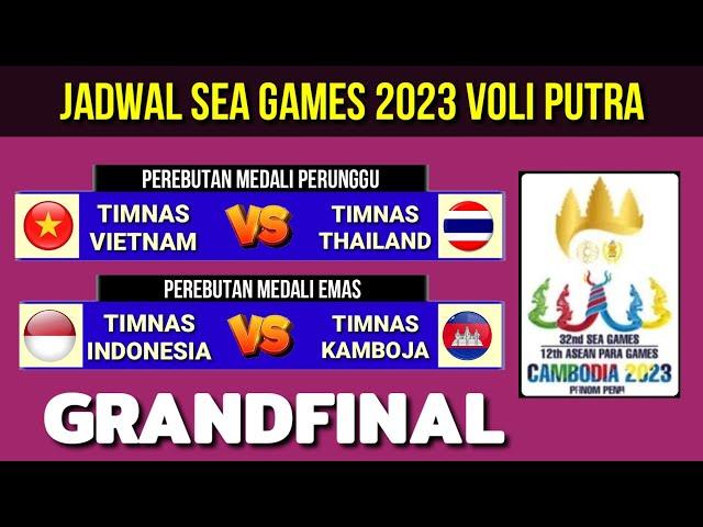 Jadwal Sea Games 2023 Voli final | Indonesia vs Kamboja | Jadwal final Voli Putra | Live Mnc tv