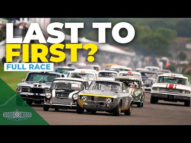 Epic little vs large fight | 2024 St Mary's Trophy Part 1 full race | Goodwood Revival