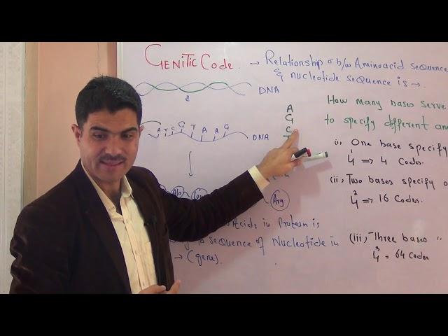 L-8 Genetic code and its properties Urdu Hindi by Dr Hadi