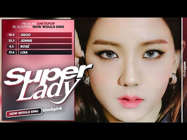 [AI COVER] How Would BLACKPINK Sing 'Super Lady' ((G)I-DLE) | Collab with @jeongisekpop