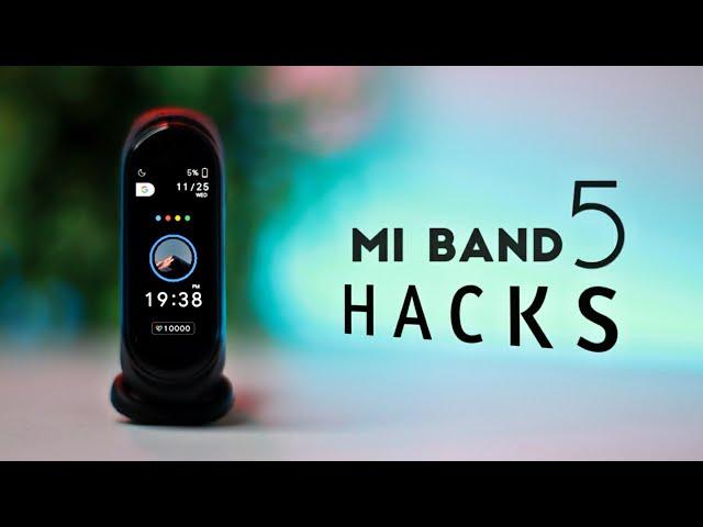 Mi Band 5 Hidden Features + ULTIMATE HACKS | Maps, Camera and more !