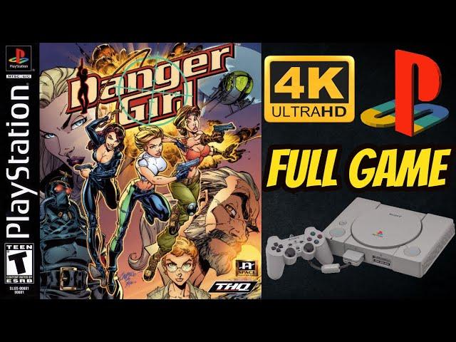 Danger Girl | PS1 | 4K60ᶠᵖˢ UHD| Longplay Walkthrough Playthrough Full Movie Game