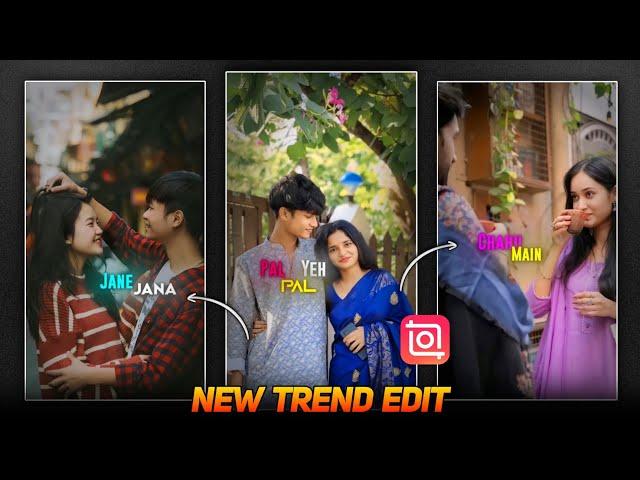 new trending Instagram lyrics reels video editing in inshot | Photo moving lyrics video editing