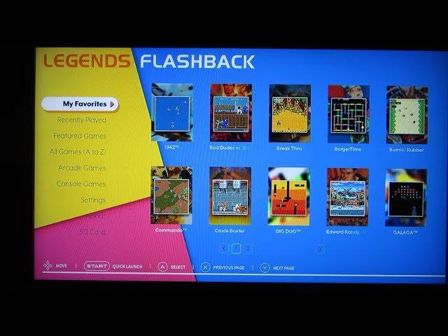 Legends Flashback All 50 Games LPOS