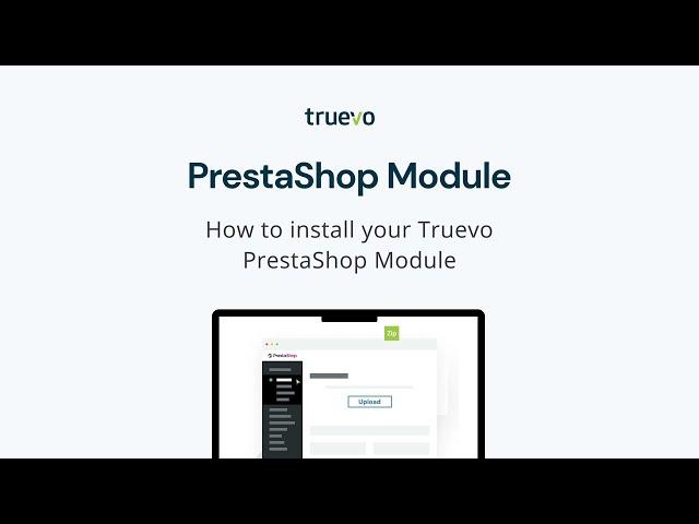 How to install the PrestaShop Module | Truevo Payments