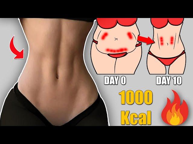 SMALLER WAIST & FAT BURNING 20 Min Home Workout To Lose Weight