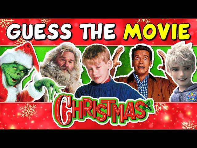 Guess The "50 CHRISTMAS MOVIES " QUIZ! ⭐| CHALLENGE/ TRIVIA