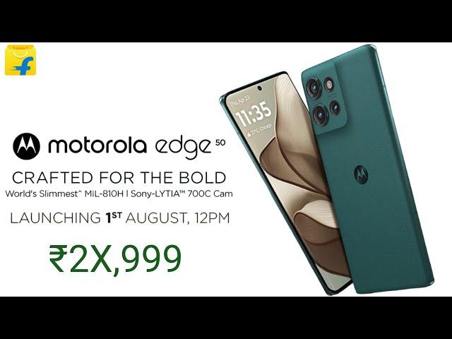 Moto Edge 50 5G - Official India Launch Date | Moto Edge 50 Price in India & Specifications 