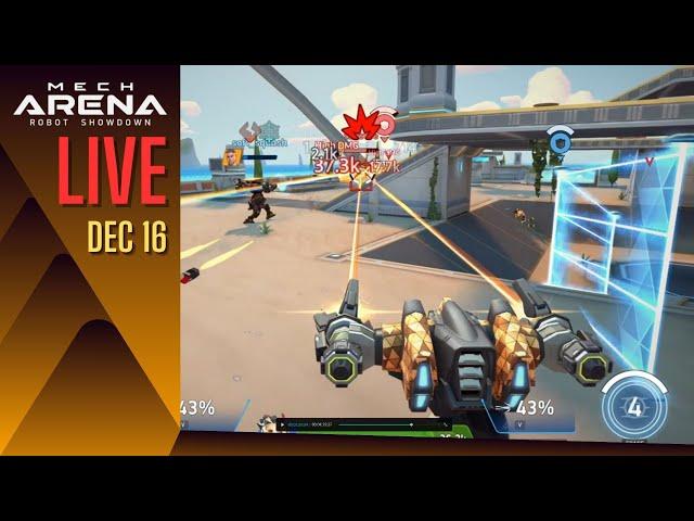  Live Mech Arena  | Dec 16 #PKGameAndApps #mecharena