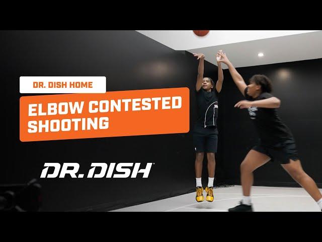 Elbow Contested Shooting Drill with the Dr. Dish Home