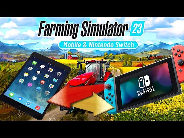 Farming Simulator 23 Mobile and Nintendo Switch Comparison