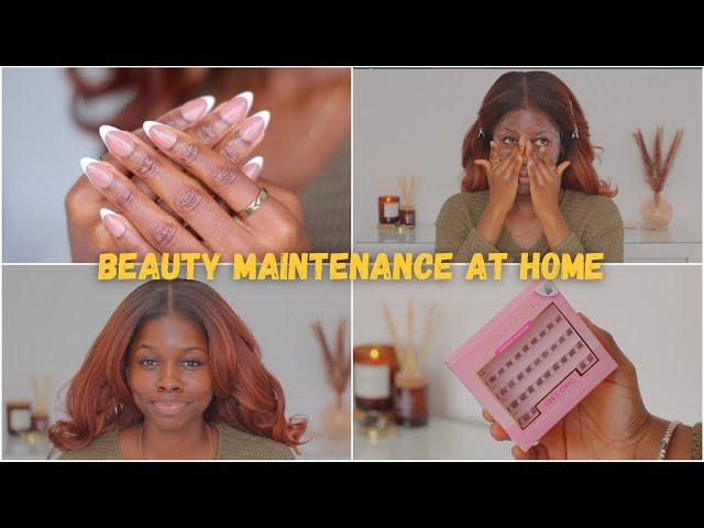 Affordable beauty maintenance AT HOME | Hair, Nails, skincare, Lashes & brows.