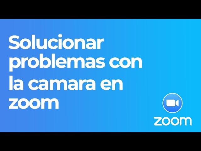 Solución Camara no funciona en zoom