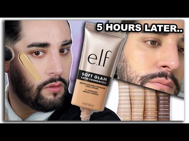 How Good Can An $8 Foundation Be? | e.l.f Soft Glam Satin Foundation review and wear test