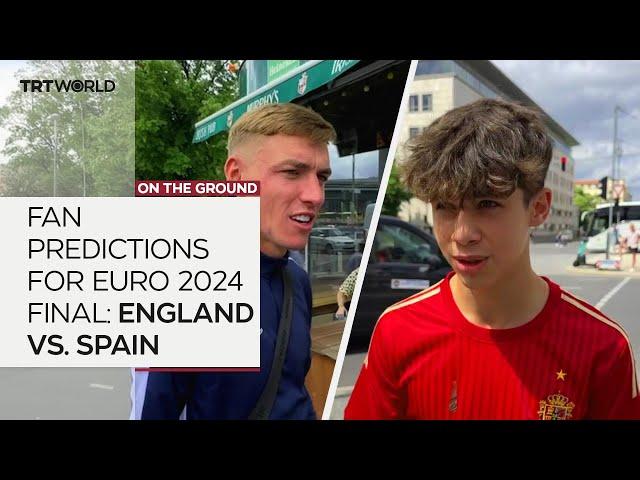 Fans share their predictions for Euro 2024 Final