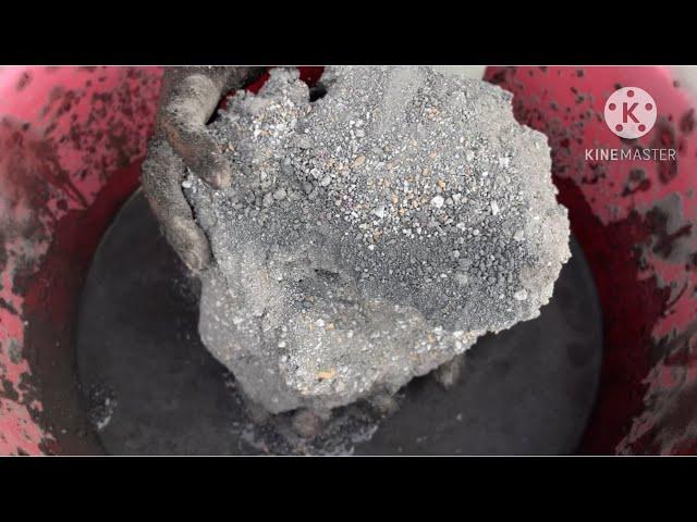 ASMR ||Charcoal stone chunks water crumbling #satisfying