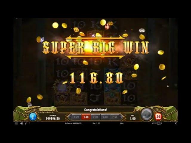 24k Dragon Slot Free Spins + Big Base Game Win (Play'N Go)