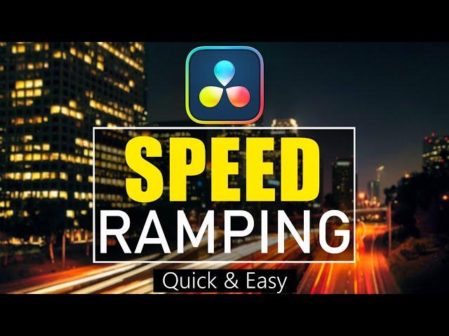 How to Speed Ramp in DaVinci Resolve | Tutorial