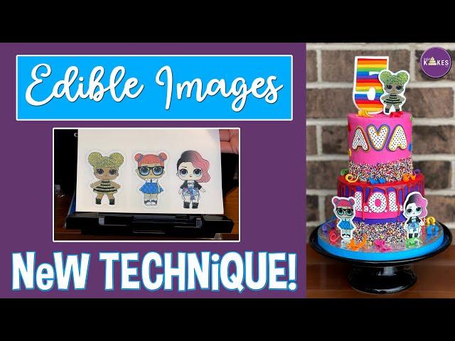 UPDATED!  Using My Edible Image Printer | How To Print And Cut Edible Images