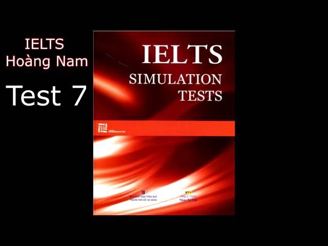 [IELTS Hoàng Nam] IELTS Simulation Test 7