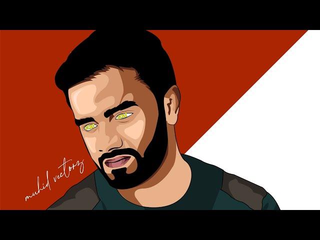 How to make a vector art ( lineart) urdu hindi