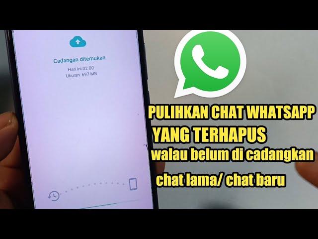 CARA MEMULIHKAN PESAN WHATSAPP YANG TERHAPUS LAMA ATAU BARU  2023