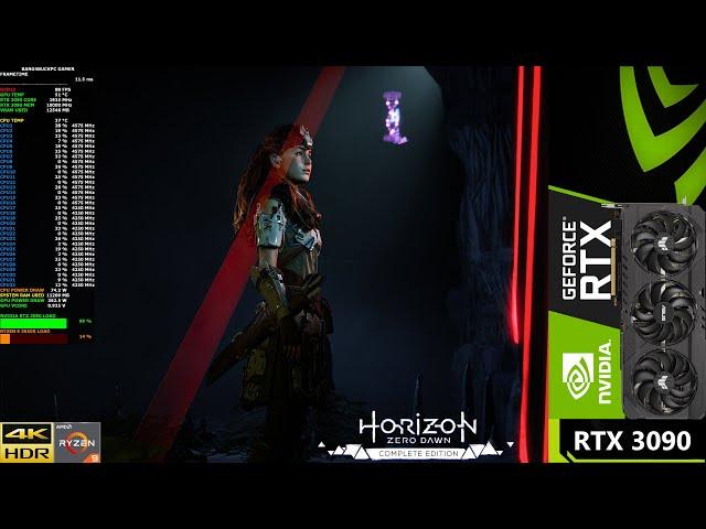 Horizon Zero Dawn Ultimate Settings 4K | HDR | RTX 3090 | Ryzen 9 3950X