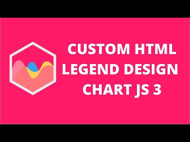 Custom HTML Legend Design Chart JS 3 | ChartJS 3