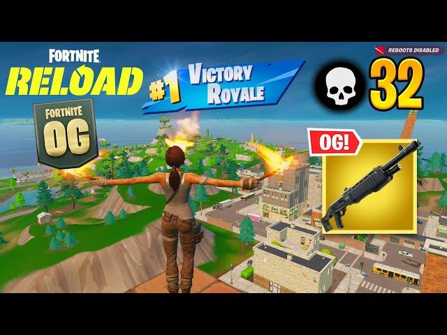 Fortnite Reload | High Kill Solo vs Squads OG Gameplay (Keyboard & Mouse)