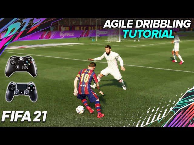 FIFA 21 AGILE DRIBBLING TUTORIAL!!! THE MOST EFFECTIVE NEW DRIBBLING TECHNIQUE!!! TIPS & TRICKS