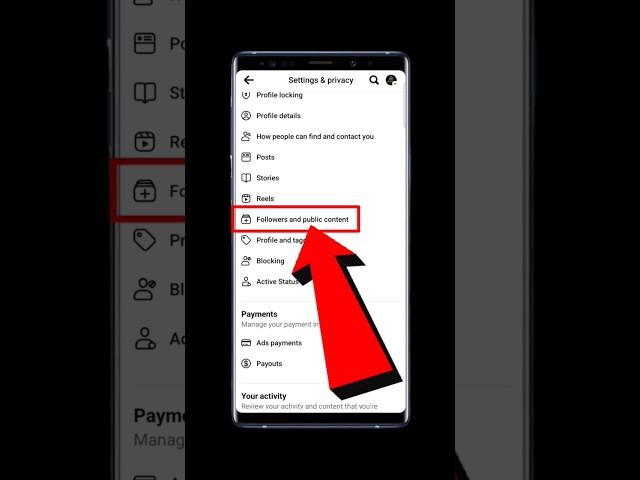 Facebook par follow ka option kaise laye | Facebook Followers Settings #shorts #short #follow