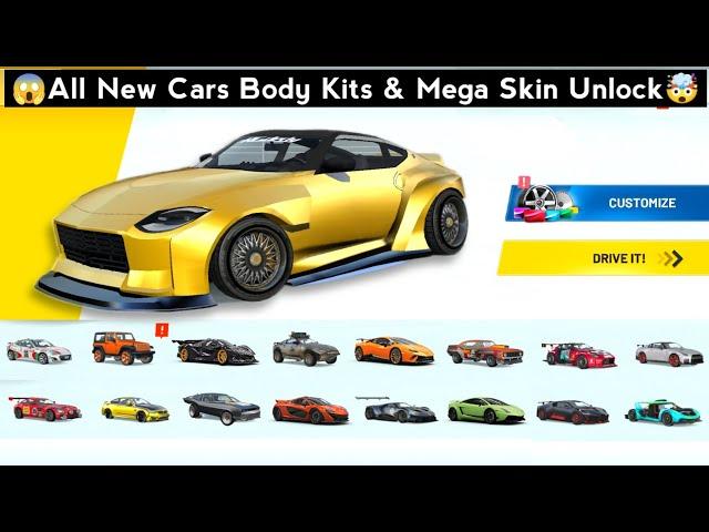 All New Cars Body Kits & Mega Skins Unlock - Extreme Car Driving Simulator 2022 - Car Game