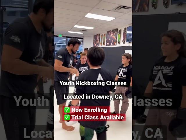 Youth Kickboxing Classes Monday through Thursday at 6pm 