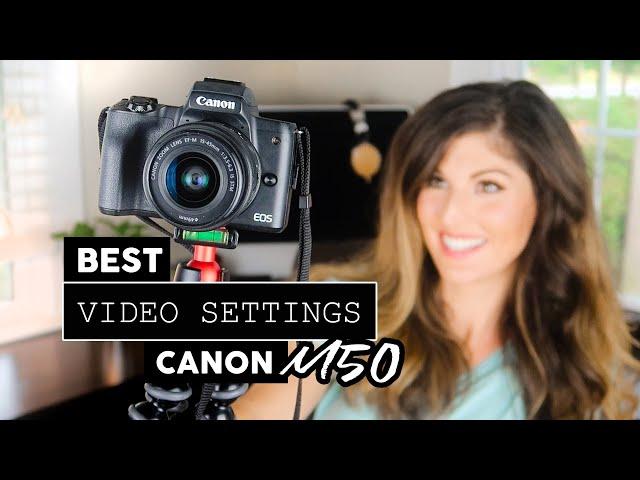 BEST CAMERA SETTINGS for Vlogging on Canon M50 Mirrorless