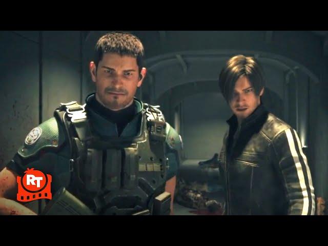 Resident Evil: Vendetta (2017) - Chris & Leon vs. Zombies Scene | Movieclips