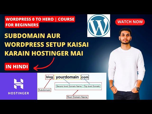 How to Create Subdomain and Install WordPress in Hostinger | Hostinger mai Subdomain Kaise Banaye