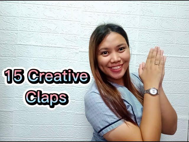 Creative Clap used in teaching| different kinds of claps | JaneSantosVlog